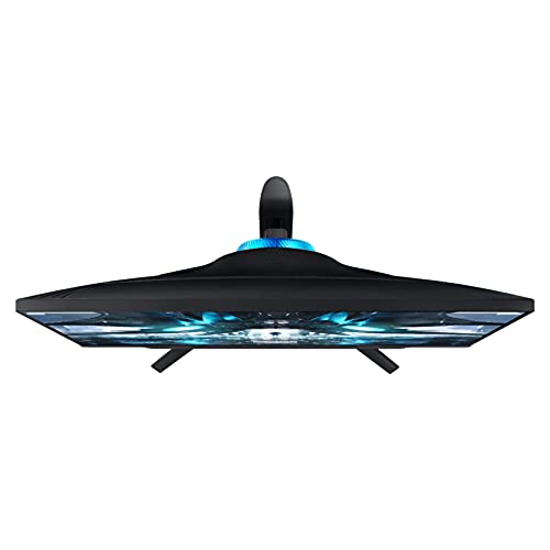 SAMSUNG 28" Odyssey G70A Gaming Computer Monitor, 4K UHD LED Display, HDR 400, 144Hz, G-Sync and FreeSync Premium Support, Front Light Panels, LS28AG700NNXZA, Black