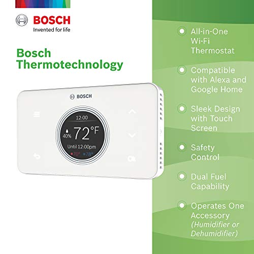 Bosch Smart Wifi Thermostat - Alexa & Google Assistant Compatible