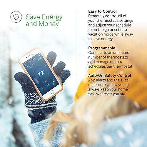 Bosch Smart Wifi Thermostat - Alexa & Google Assistant Compatible
