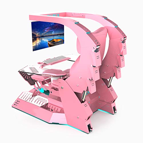 Ergonomic Gaming Office Chair with Footrest & Massage