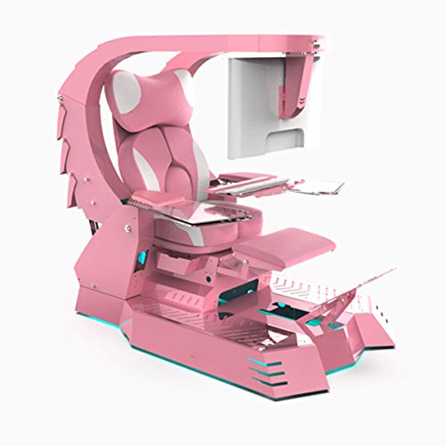 Ergonomic Gaming Office Chair with Footrest & Massage