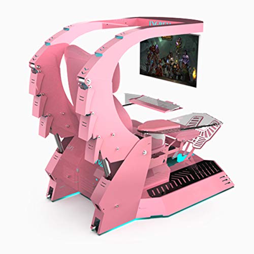 Ergonomic Gaming Office Chair with Footrest & Massage