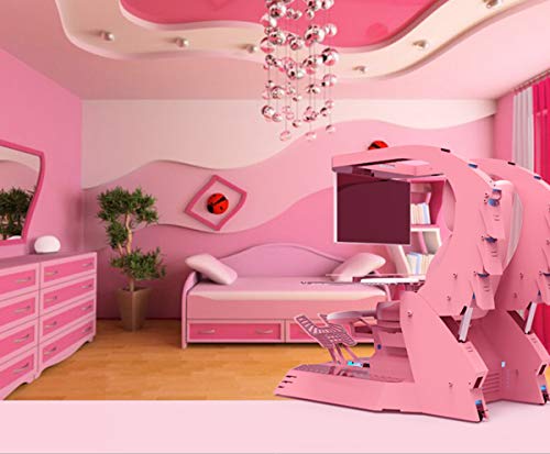 Ergonomic Gaming Office Chair with Footrest & Massage