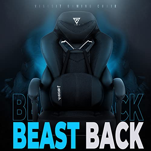 Ergonomic Reclining Gaming Chair with Footrest and Massage