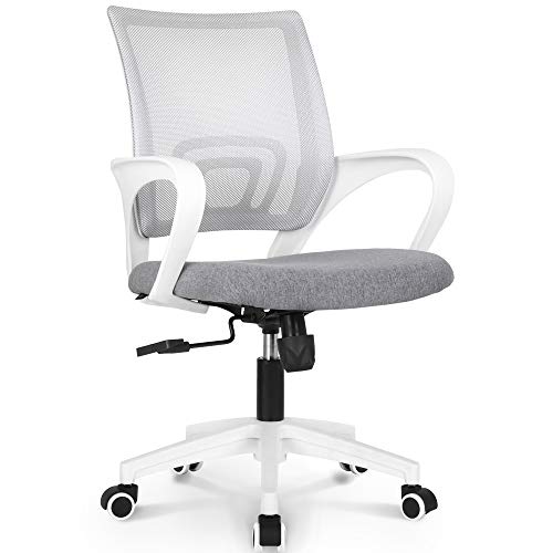 Ergonomic Blue Mesh Office Chair with Lumbar Support