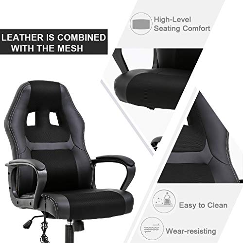 Ergonomic Massage Gaming Chair for Women & Adults