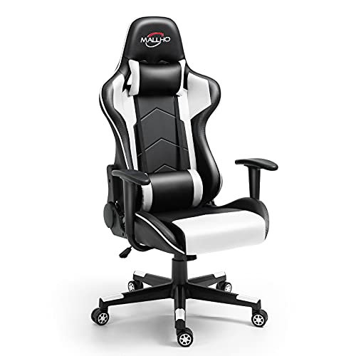 Ergonomic Racing Gamer Chair with Swivel Base