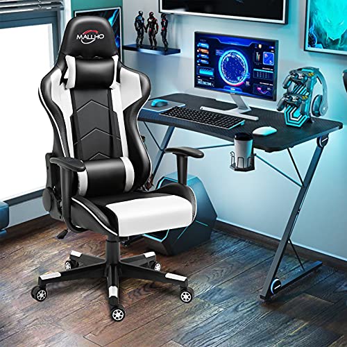 Ergonomic Racing Gamer Chair with Swivel Base