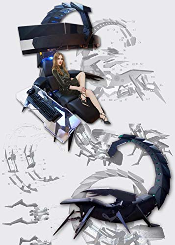 Deluxe Gaming Office Chair and Desk Set