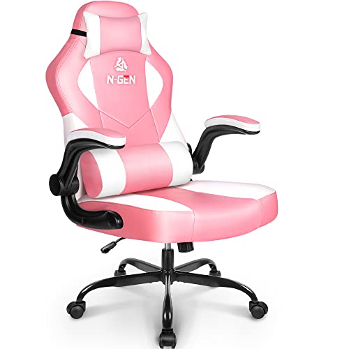 Peach Pink High-Back Gaming/Office Chair