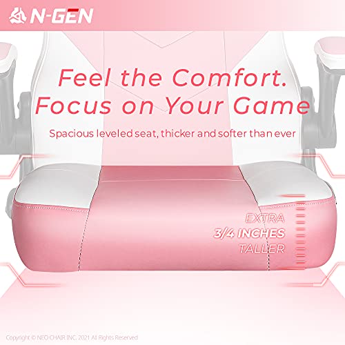 Peach Pink High-Back Gaming/Office Chair