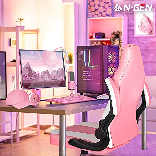Peach Pink High-Back Gaming/Office Chair