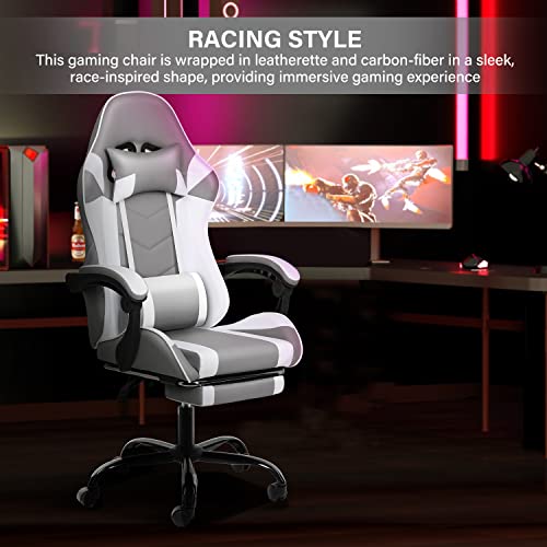 YSSOA Backrest and Seat Height Adjustable Swivel Recliner Racing Office Computer Ergonomic Video Game Chair