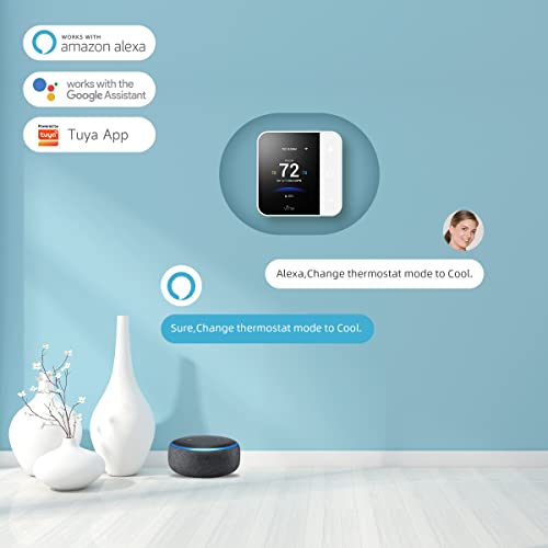 Smart Vine Thermostat with Wi-Fi & Voice Control