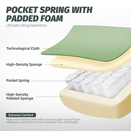 Green Ergonomic Gaming Chair with Lumbar Support