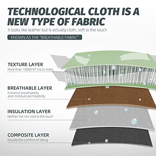 Green Ergonomic Gaming Chair with Lumbar Support