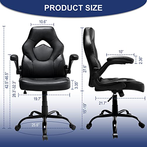 Ergonomic Gaming/Office Swivel Chair – Black