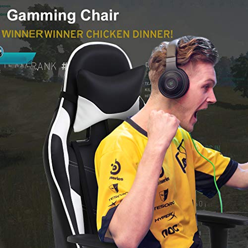 Ergonomic Gaming Chair with Massage and Support