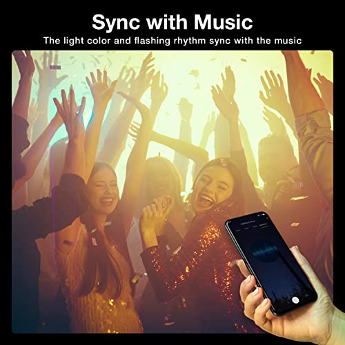 Rollin Light Smart Recessed Lighting 6 Inch - 6 Pack Ultra-Thin Canless LED Recessed RGBCW Color Tunable Lights with Junction Box 13W, 1100LM, 2700K-6500K, CRI80+ Work with Alexa/Google/Siri