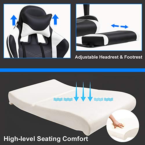 Ergonomic Gaming Chair with Massage and Support