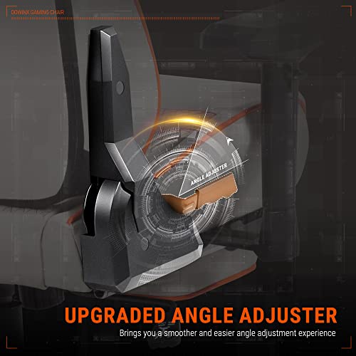 White Quilted Gaming Chair with Massage & Footrest