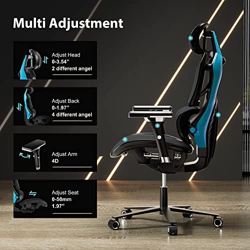 Ergonomic Gaming Chair with Lumbar Support