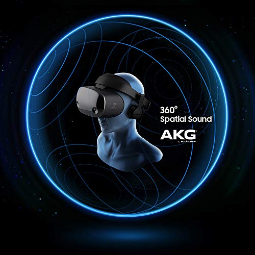 SAMSUNG HMD Odyssey+ Windows Mixed Reality Headset with 2 Wireless Controllers 3.5" Black (XE800ZBA-HC1US)