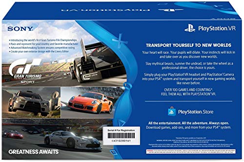 Renewed Sony PlayStation VR & Gran Turismo Sport Bundle