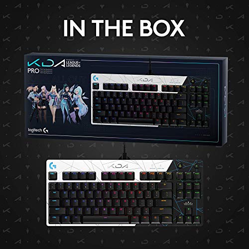 Ultra-Compact Logitech G PRO K/DA Gaming Keyboard
