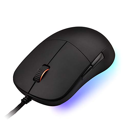 Black Programmable Gaming Mouse with RGB and 16K DPI