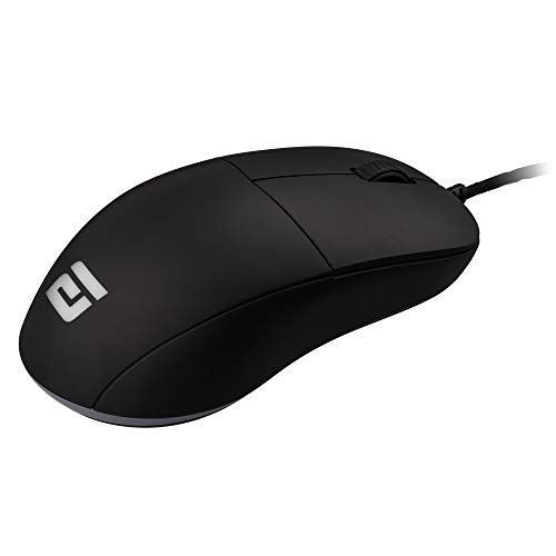 Black Programmable Gaming Mouse with RGB and 16K DPI