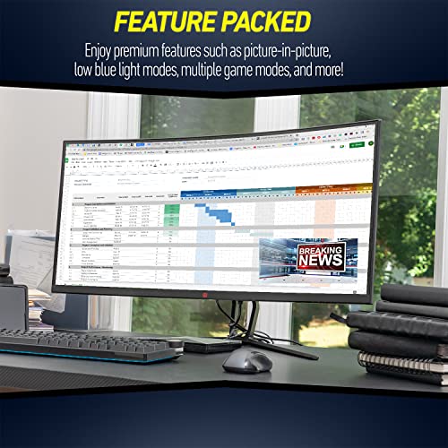 Curved Gaming Ultrawide Monitors - 2 Pack