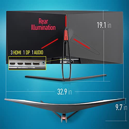 Curved Gaming Ultrawide Monitors - 2 Pack