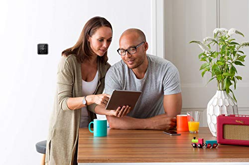 Honeywell Home RCHT8612WF T5 Plus Wi-Fi Touchscreen Smart Thermostat with 7 Day Flexible Programming and Geofencing Technology Black