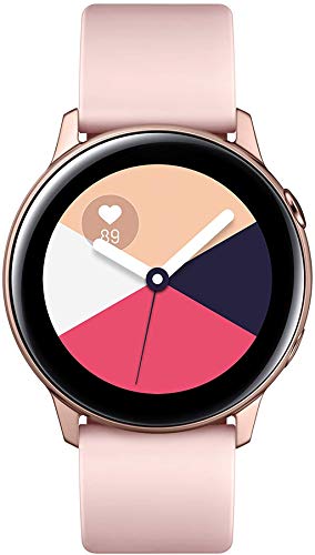 SAMSUNG Galaxy Watch Active (40MM, GPS, Bluetooth) Smart Watch with Fitness Tracking, and Sleep Analysis - Rose Gold (US Version)