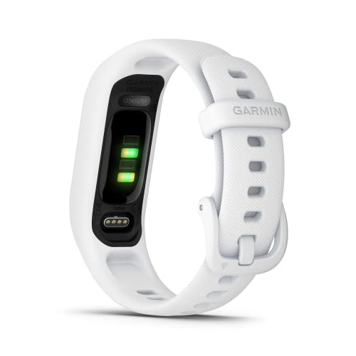 Simple White Fitness Tracker with Long Battery
