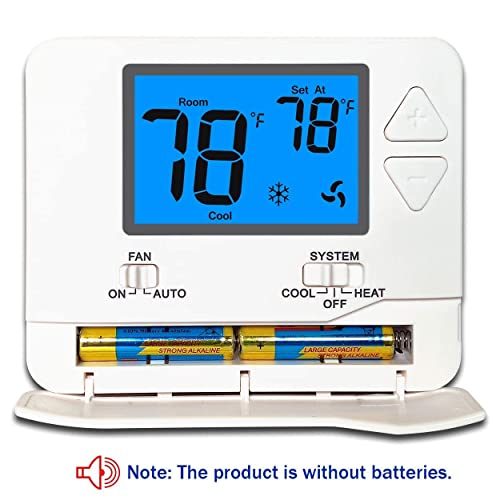 Non-Programmable Thermostats for Home 1 Heat/1 Cool
