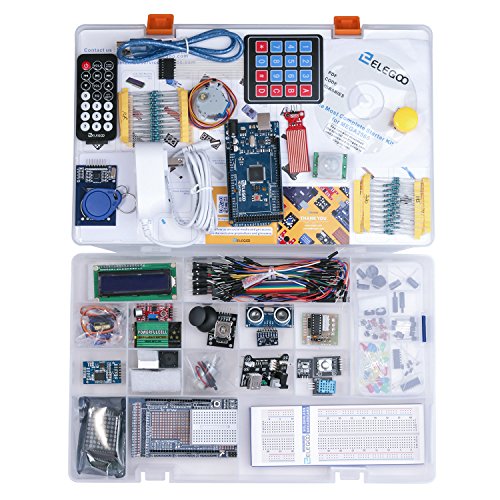 ELEGOO Mega R3 Project The Most Complete Ultimate Starter Kit w/ TUTORIAL Compatible with Arduino IDE