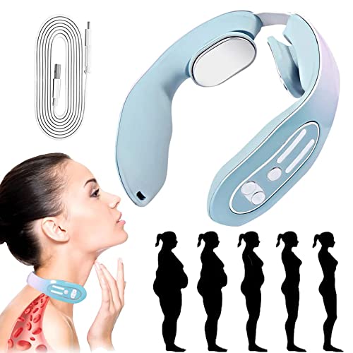 Blue Neck Massager with 12 Modes
