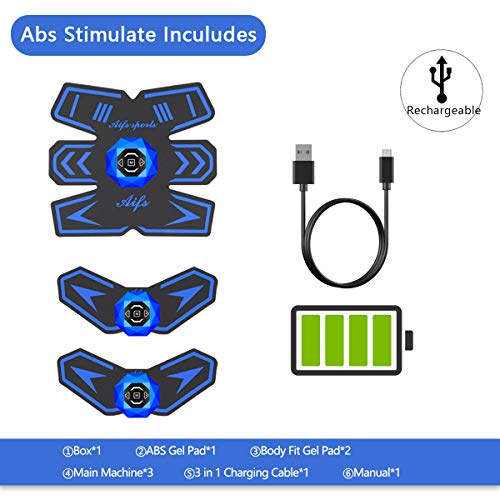 Rechargeable Abs Stimulator for Ultimate Ab Workouts
