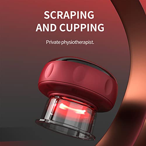 WeSeW 3 in 1 Cupping Therapy Set with 12 Level Suction & Temperature, Dynamic Gua Sha Massage Tool for Cellulite Reduction with Infrared Heat Rechargeable Back Massager Cellulite Massager