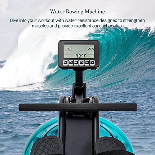 Merax® Foldable Water Rowing Machine for Home Gym