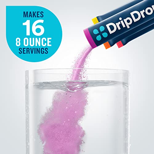 DripDrop Electrolyte Powder - Fruit Flavors - 16 Pack