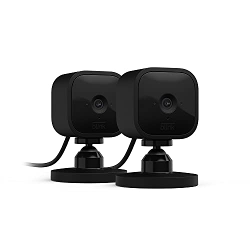 Compact smart security cameras with Alexa (2-pack)