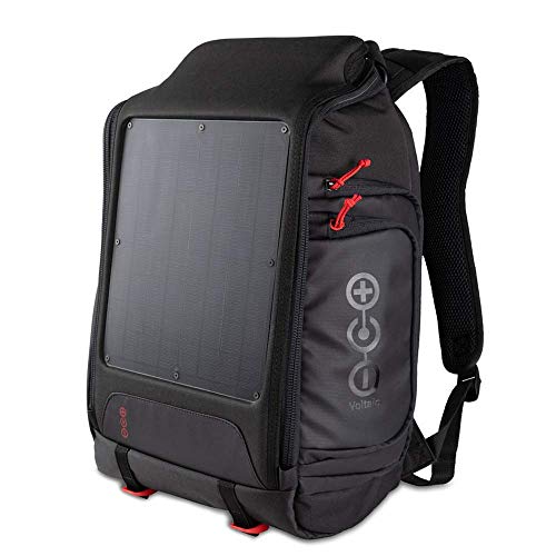 Matte Black Solar Backpack Charger for Laptops