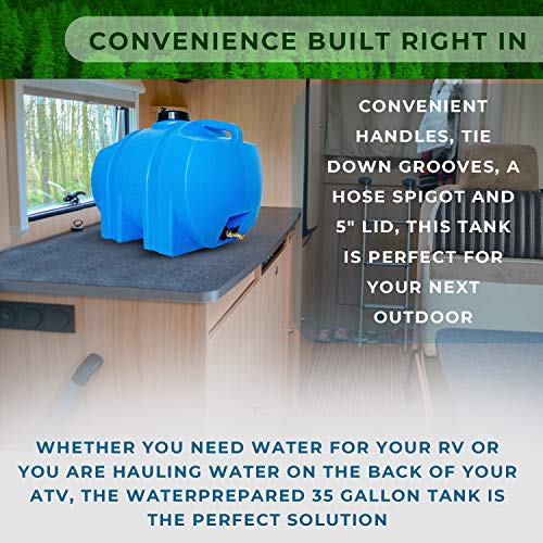 Emergency Water Storage Tank with Large Lid