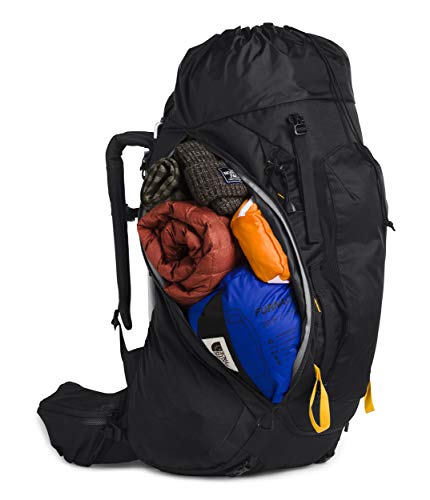 THE NORTH FACE Terra Backpacking Backpack, TNF Black/TNF Black, L-1X 55L