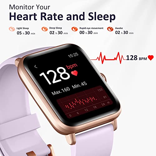 Lavender Hamile Smart Watch for Fitness and Health