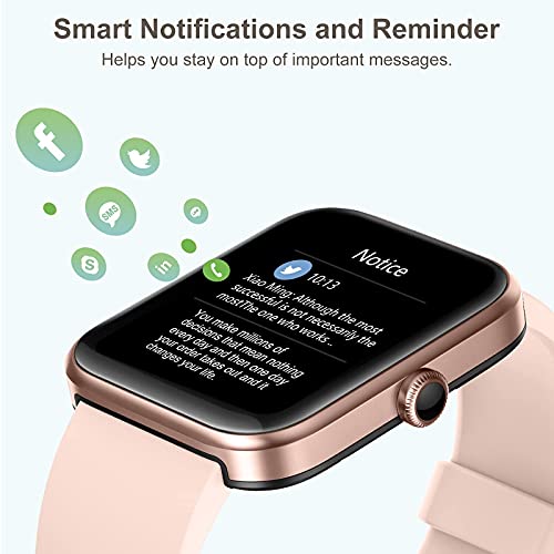Smart Fitness Tracker Watch - Pink