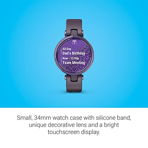 Dark Purple Garmin Lily Smartwatch with Touchscreen